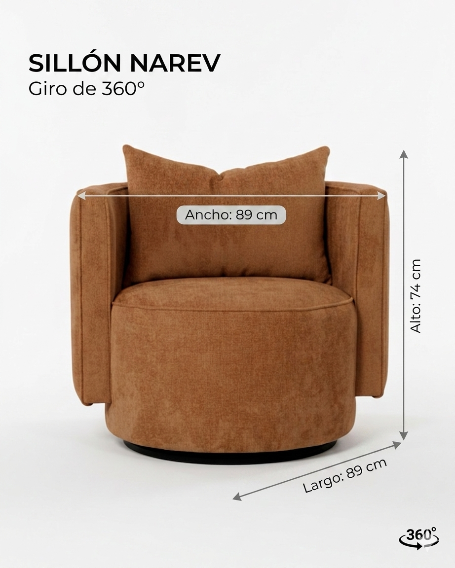 Sillón Giratorio Narev